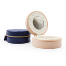 Rounded PU Leather Jewellery Display Organiser Jewellery Organisers Iconix 