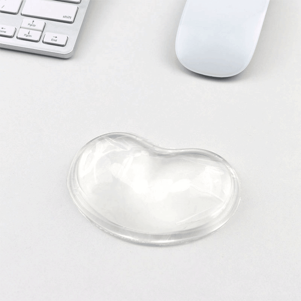Silicone Crystal Wrist Support Pad - Clear Mouse Pads Iconix 