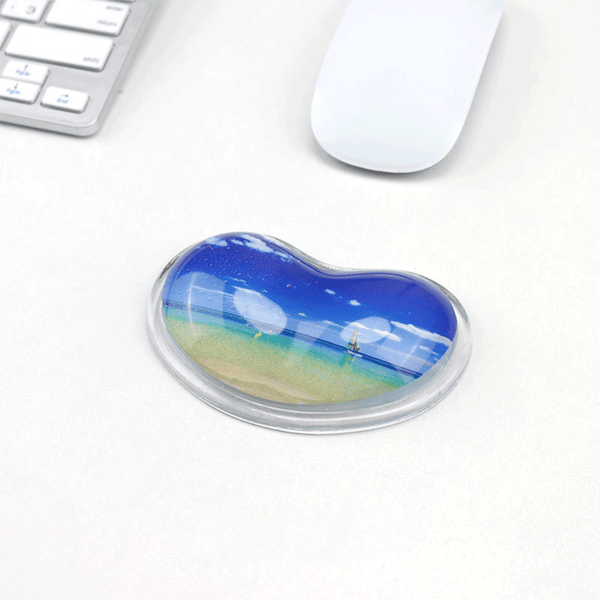 Silicone Crystal Wrist Support Pad - Seaside Mouse Pads Iconix 