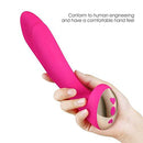 Silicone Rechargeable Vibrator with Heart Handle Iconix 