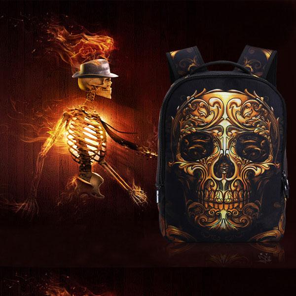 Skully Skeleton Backpack Outdoor Iconix 