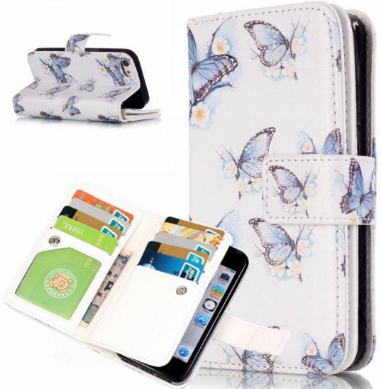 Smartphone Case with Attached Wallet Electronics Iconix iPhone 5 Butterfly 
