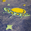 Soaring in Space Glow-in-the-Dark Blanket Blankets Iconix 