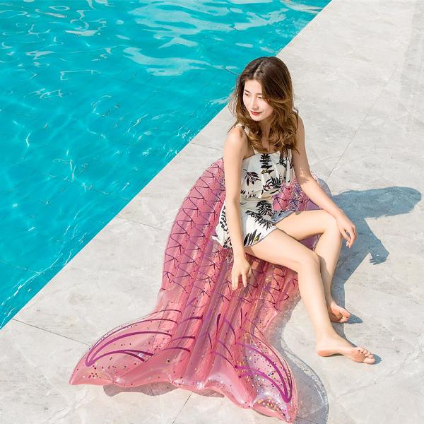 Sparkling Mermaid Pool Float Outdoor Iconix 
