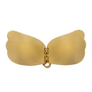 Strapless Backless Adhesive Invisible Push-up Reusable Butterfly Bra-Beige Invisible Bras Iconix 