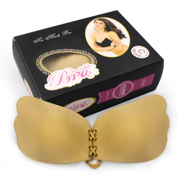 Buy SMROCCO Stick On Strapless Push Up Invisible Bra B1010 (Beige) Online