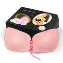 Strapless Backless Adhesive Invisible Push-up Reusable Butterfly Bra - Pink Invisible Bras Iconix 