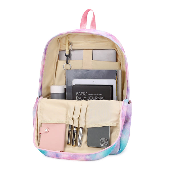 Student Tie-dye Backpack – Pearly Pink Tie-Dye Backpacks Iconix 