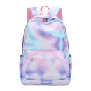 Student Tie-dye Backpack – Pink and Purple Universe Tie-Dye Backpacks Iconix 