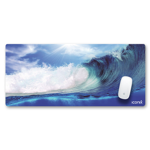 Surf's Up Full Desk Coverage Gaming and Office Mouse Pad Mouse Pads Iconix 