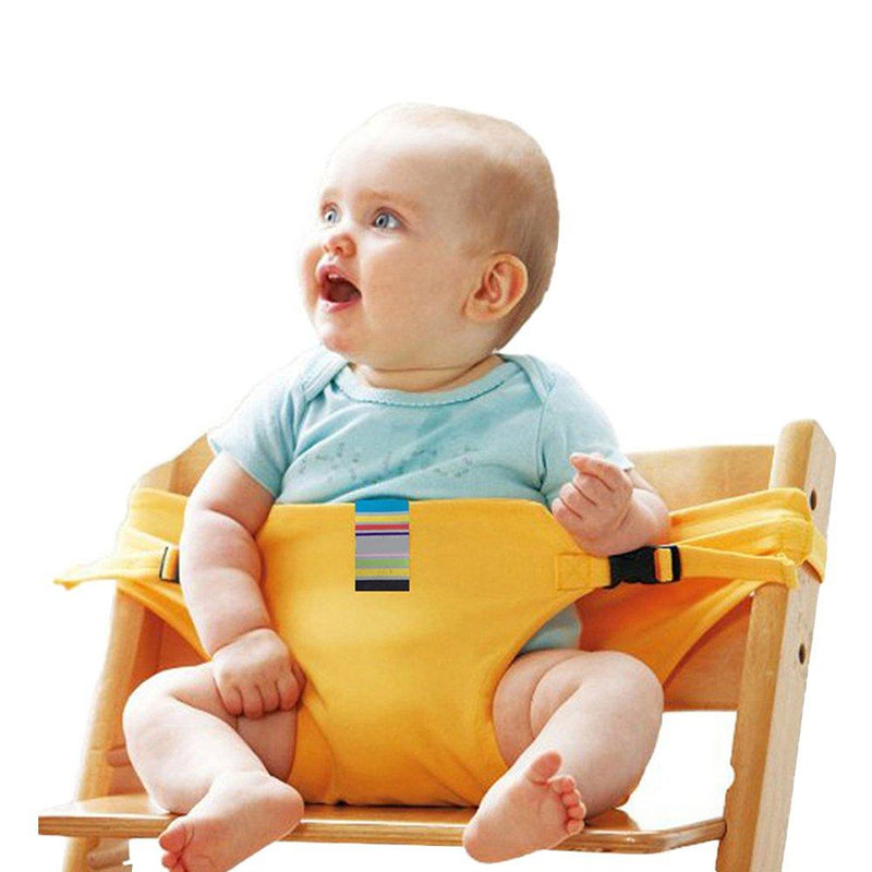 The Washable High Chair Harness Straps Kids Iconix Yellow 