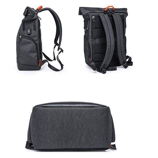 Trendy Extendable Bag With USB Charging Port - Black Backpacks & Travel Iconix 