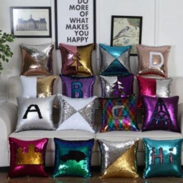 Two Way Mermaid Sequin Pillow or Cushion Iconix 