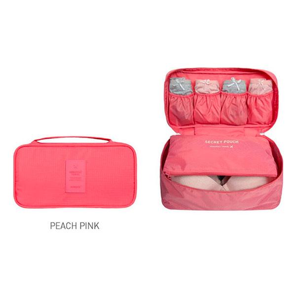 Underwear Travel Organiser (Holds 8 or More Items) Iconix Peach 