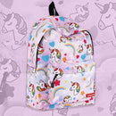 Unicorn Rainbow Printed Kids Backpack - Light Pink Backpack Iconix 