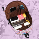 Unicorn Rainbow Printed Kids Backpack - Light Pink Backpack Iconix 