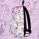 Unicorn Rainbow Printed Kids Backpack - Light Pink Backpack Iconix 