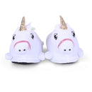 White Fluffy Unicorn Slippers Unicorn Slipper Iconix 