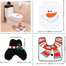 White Snowman Christmas Bathroom Decor | 3pc Party & Fun Iconix 
