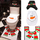 White Snowman Christmas Bathroom Decor | 3pc Party & Fun Iconix 