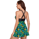 Women's Black and Yellow Islands Swimsuit Bikinis Iconix 