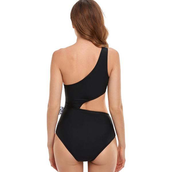 Women's Black Bow One-piece Swimwear Bikini Iconix 