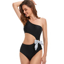 Women's Black Bow One-piece Swimwear bikinis Iconix 