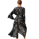 Women's Black Star Beach Cover-up beach cover-ups Iconix 