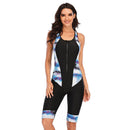 Women's Blue and Purple Diamond Sleeveless Swimwear Long Sleeve Swimwear Iconix 