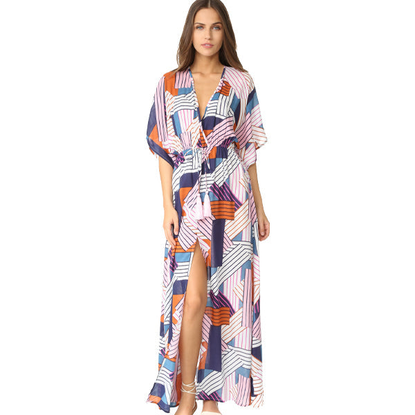 Women's Blue Dimensions Beach Cover-up beach cover-ups Iconix 