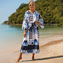 Women's Blue Love Beach Cover Up Beach Cover Ups Iconix 