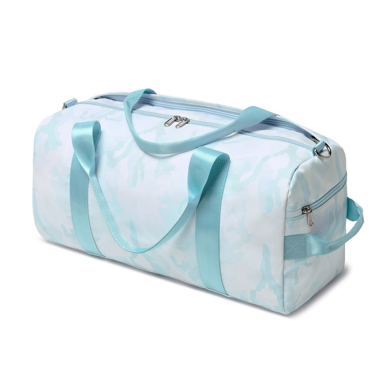 Women’s Blue Marble Wet and Dry Gym Bag Gym Bags Iconix 