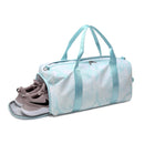 Women’s Blue Marble Wet and Dry Gym Bag Gym Bags Iconix 