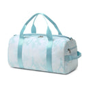 Women’s Blue Marble Wet and Dry Gym Bag Gym Bags Iconix 