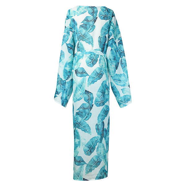 Women's Blue Palm Beach Cover-up beach cover-ups Iconix 
