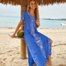 Women's Crystal Cobalt Beach Cover-up Beach Cover-Up Iconix 