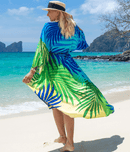 Women's Exotic Tropical Beach Cover Up Beach Cover Ups Iconix 