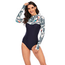 Women's Forest Fresh Long Sleeve Zip Swimwear Long Sleeve Swimwear Iconix 