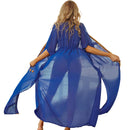 Women's Golden Blue Beach Cover-up beach cover-ups Iconix 