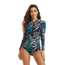 Women's Island Blue Long Sleeve Swimwear Long Sleeve Swimwear Iconix 