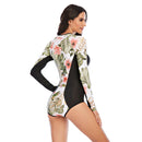 Women's Island Girl Long Sleeve Zip Swimwear Long Sleeve Swimwear Iconix 