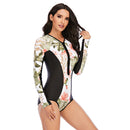 Women's Island Girl Long Sleeve Zip Swimwear Long Sleeve Swimwear Iconix 