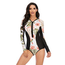 Women's Island Girl Long Sleeve Zip Swimwear Long Sleeve Swimwear Iconix 