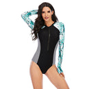 Women's Lush Vibes Long Sleeve Zip Swimwear Long Sleeve Swimwear Iconix 