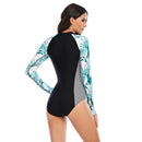 Women's Lush Vibes Long Sleeve Zip Swimwear Long Sleeve Swimwear Iconix 