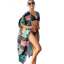 Women's Modern Mosaic Beach Cover-up beach cover-ups Iconix 