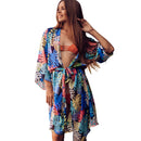 Women's Multi-coloured Fern Beach Cover-up beach cover-ups Iconix 