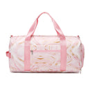 Women’s Pink and Gold Marble Wet and Dry Gym Bag Gym Bags Iconix 