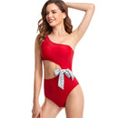 Women's Red Bow One-piece Swimwear bikinis Iconix 
