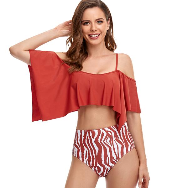 Women's Red Power Two-piece Bikini Bikini Iconix 